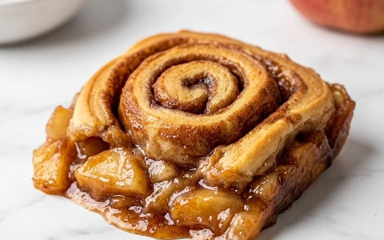 Easy Cinnamon Roll Apple Cobbler Recipe