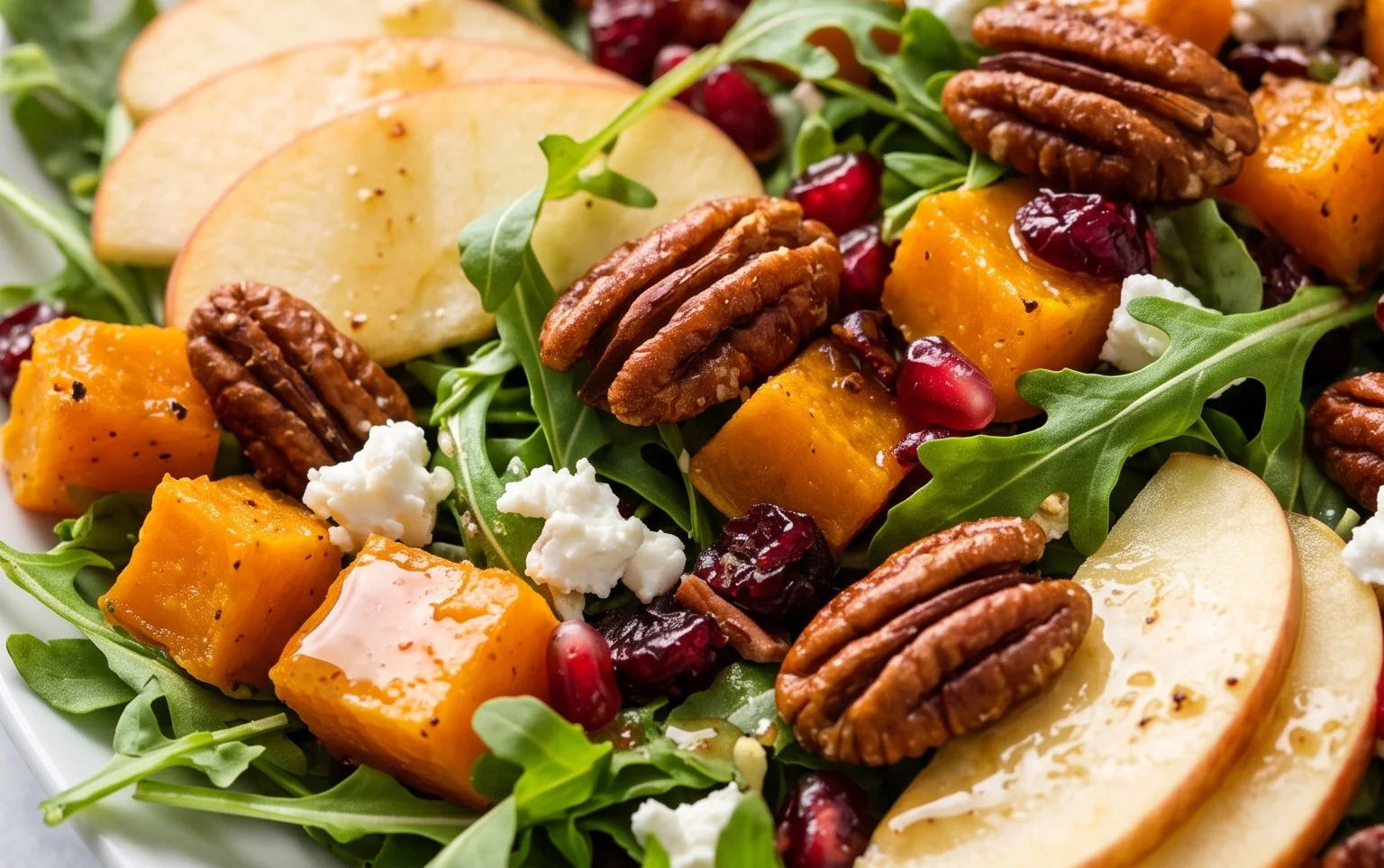 Autumn Salad with Maple Vinaigrette
