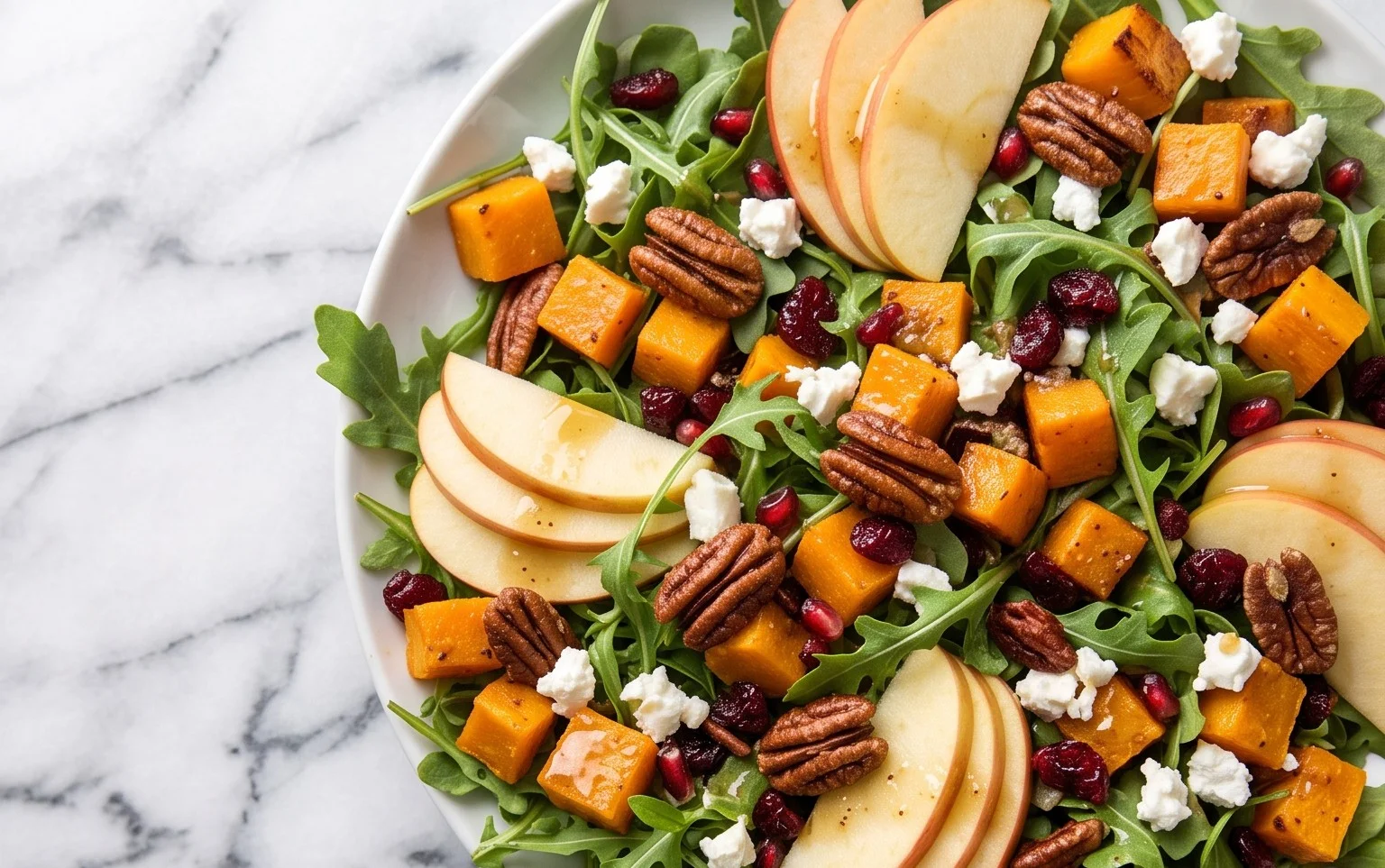 Maple Vinaigrette Autumn Salad Recipe