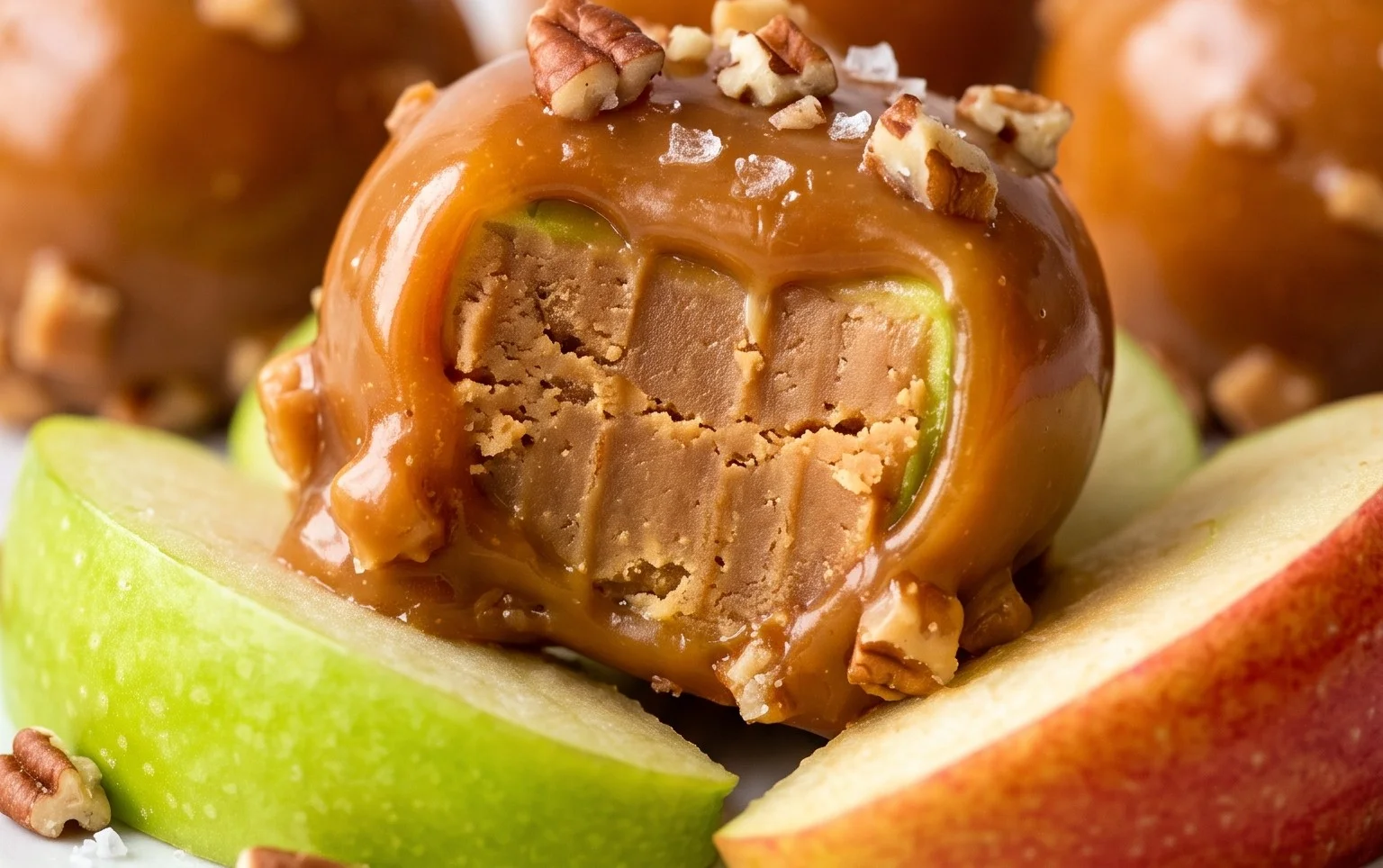 Toffee Caramel Apple Bites