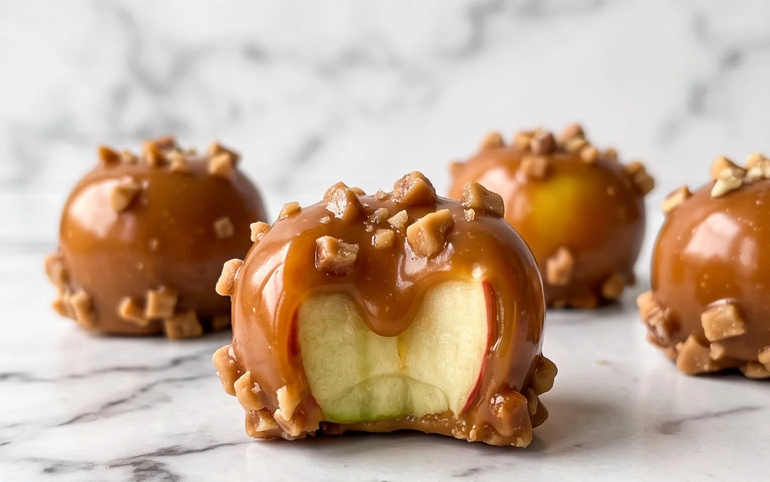 Easy Toffee Caramel Apple Bites Recipe